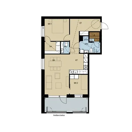 Spacious 2br At Tammela Stadium - Sauna & Balcony タンペレ