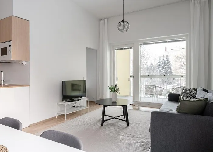 Spacious 2br At Tammela Stadium - Sauna & Balcony *