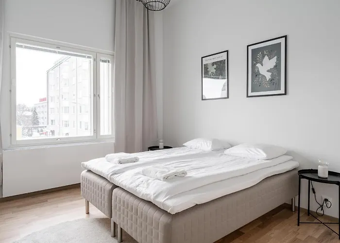 Spacious 2br At Tammela Stadium - Sauna & Balcony *